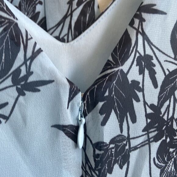 INC Mini lined mini dress long sheer sleeves NWT Size XS - Picture 10 of 11